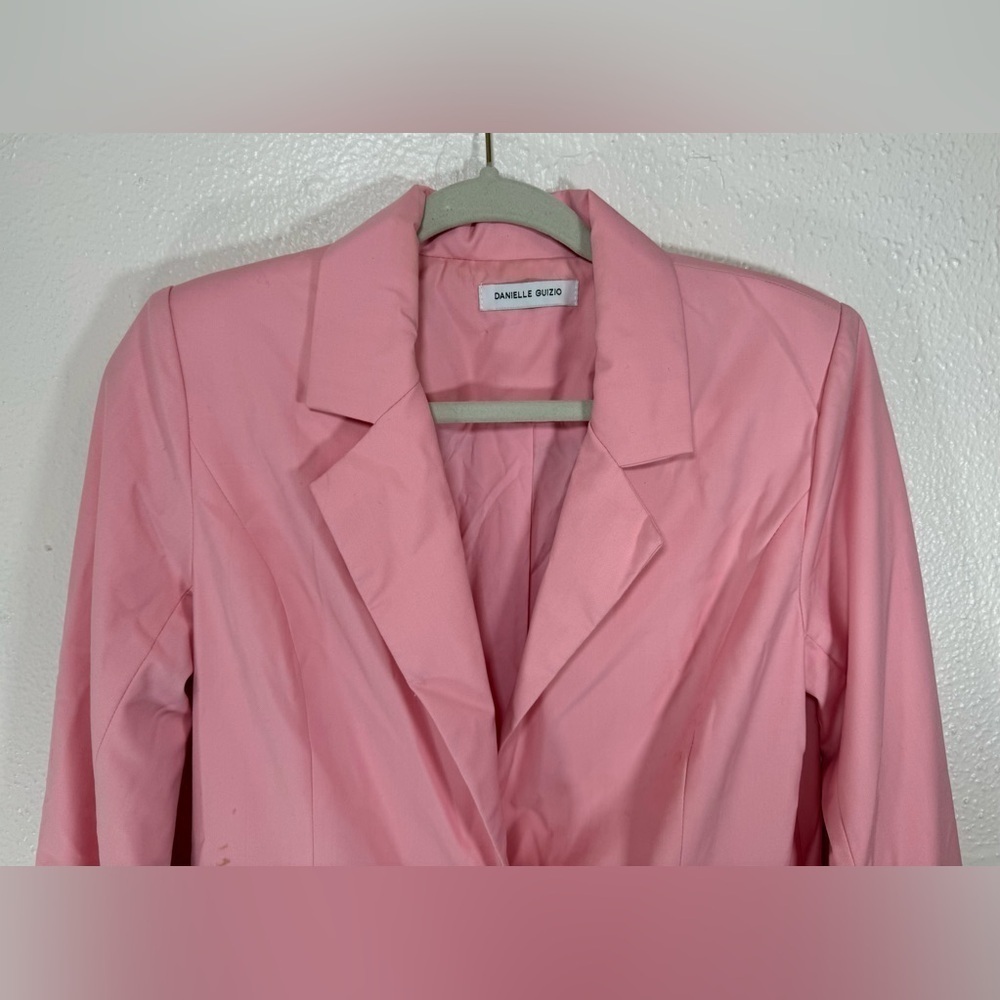 Danielle Guizio Pink Blazer Women’s XS Preppy Barbiecore Feminine Business - Picture 3 of 16